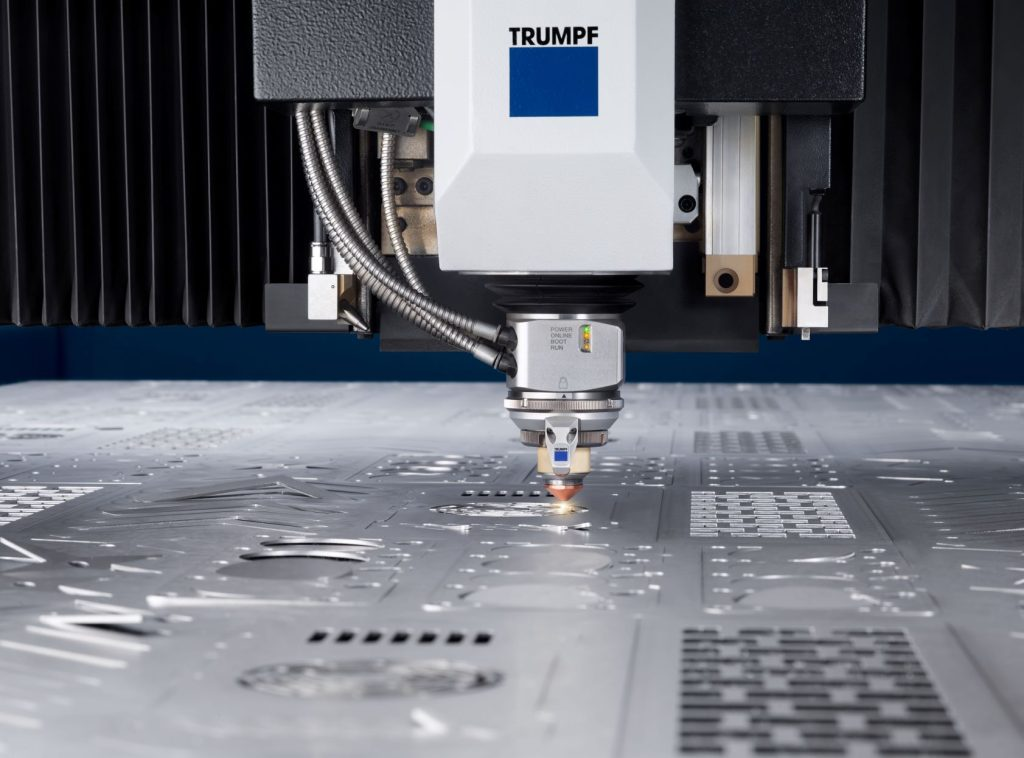 TRUMPF fiber laser cutting equipment at AmeriSteel Warren MI